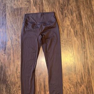 High Waist Leggings - Dark Brown